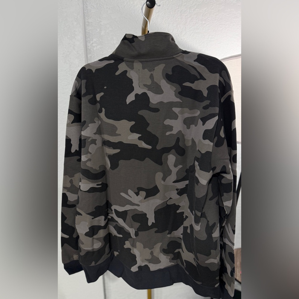 Flint Park Men’s Camo Full Zip Jacket Sweatshirt 2XL NWT - Picture 5 of 7